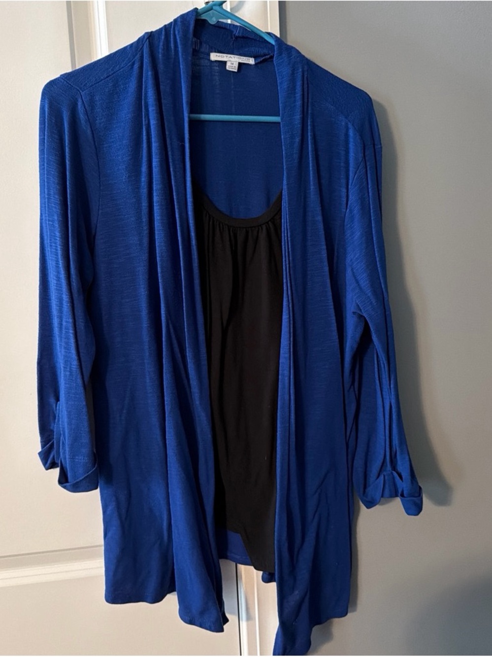 Blue Open-Front Women's Cardigan - Unknown Brand
